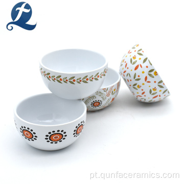 Bacias cerâmicas impressas costume do teste padrão chinês